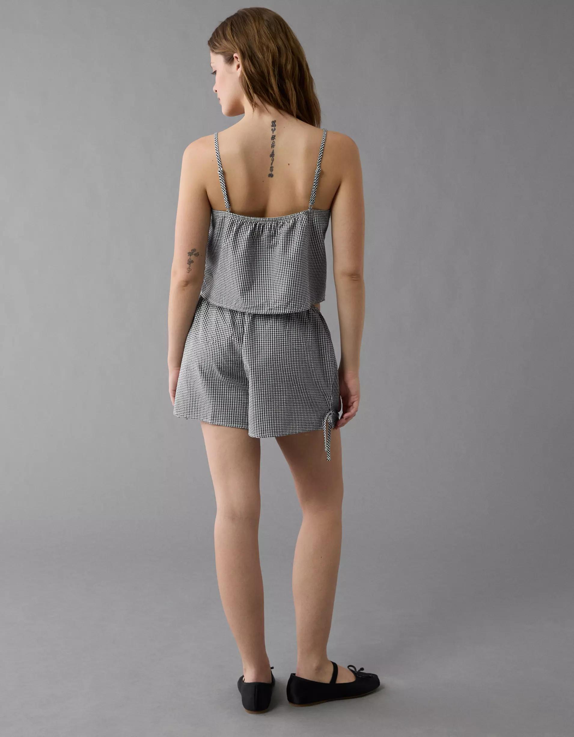 AE Flirty Woven Tank PJ Set Product Image