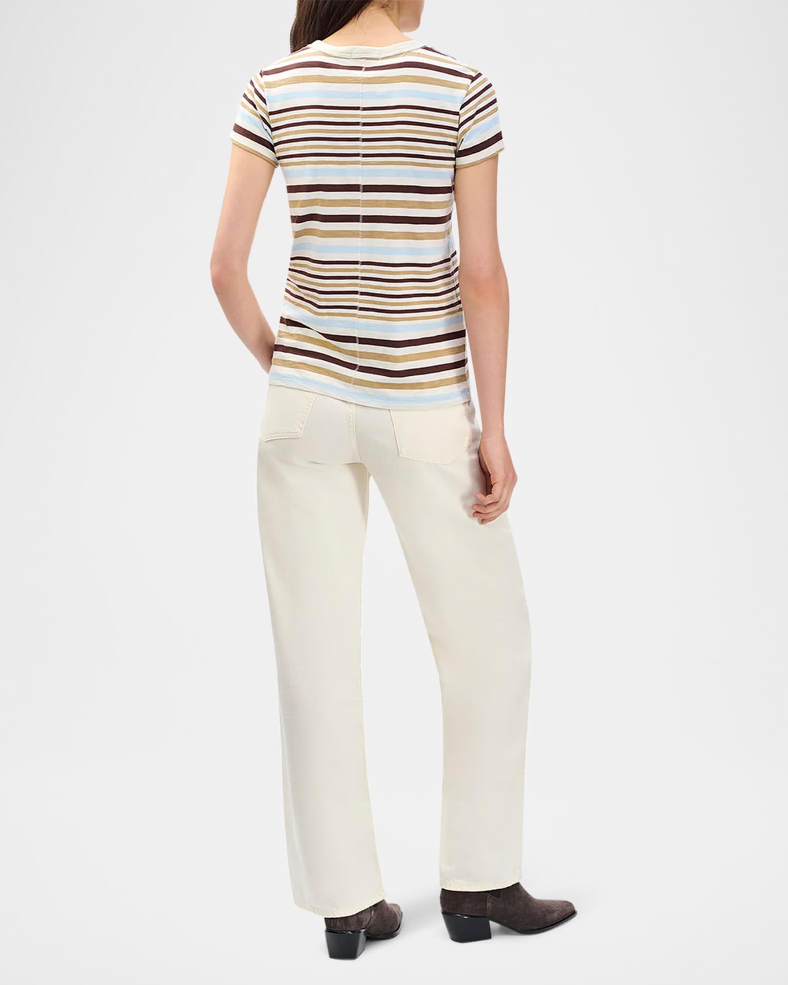 The Slub Striped Tee Product Image