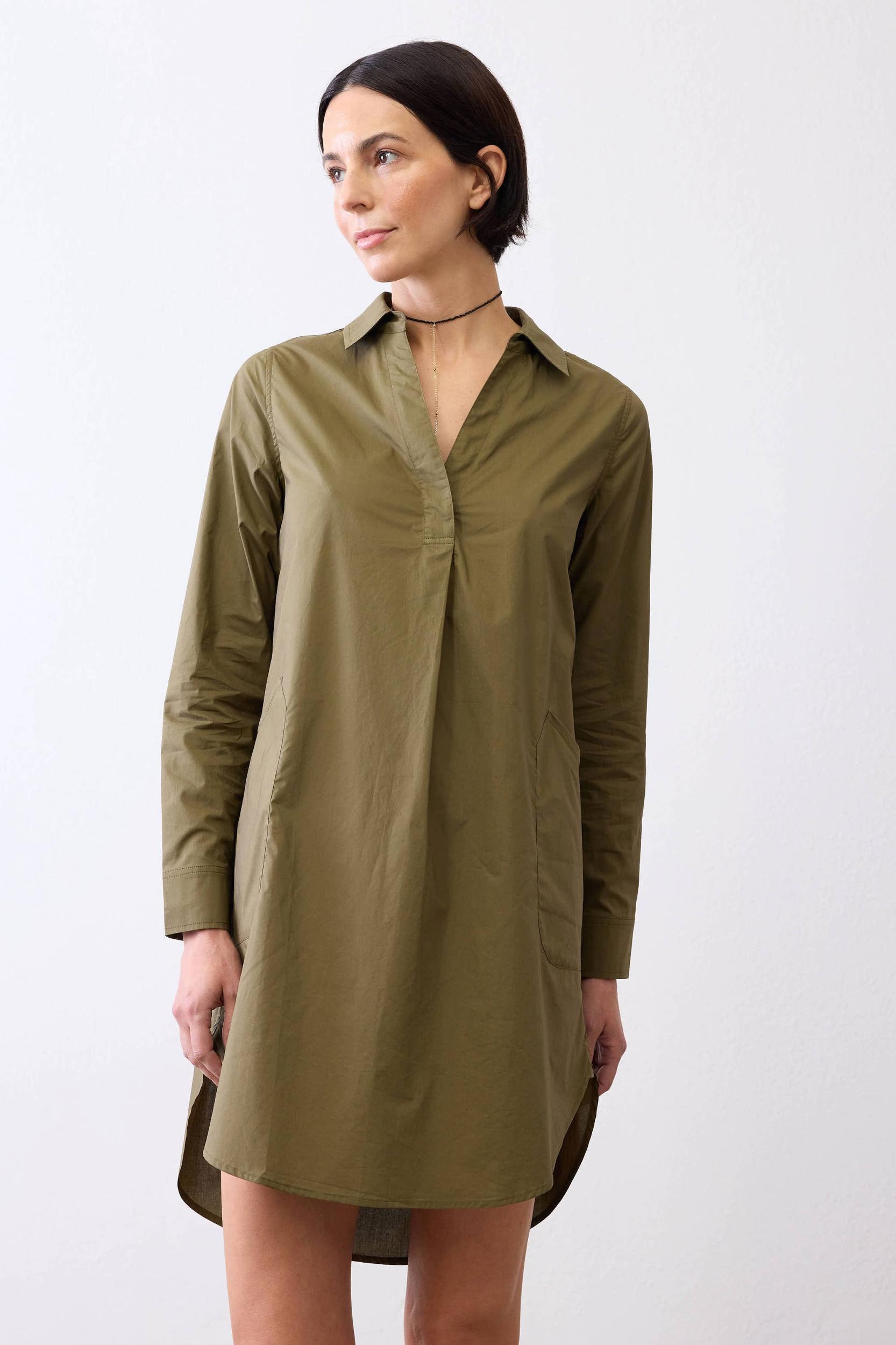 Everyday Poplin Shirt Dress Product Image