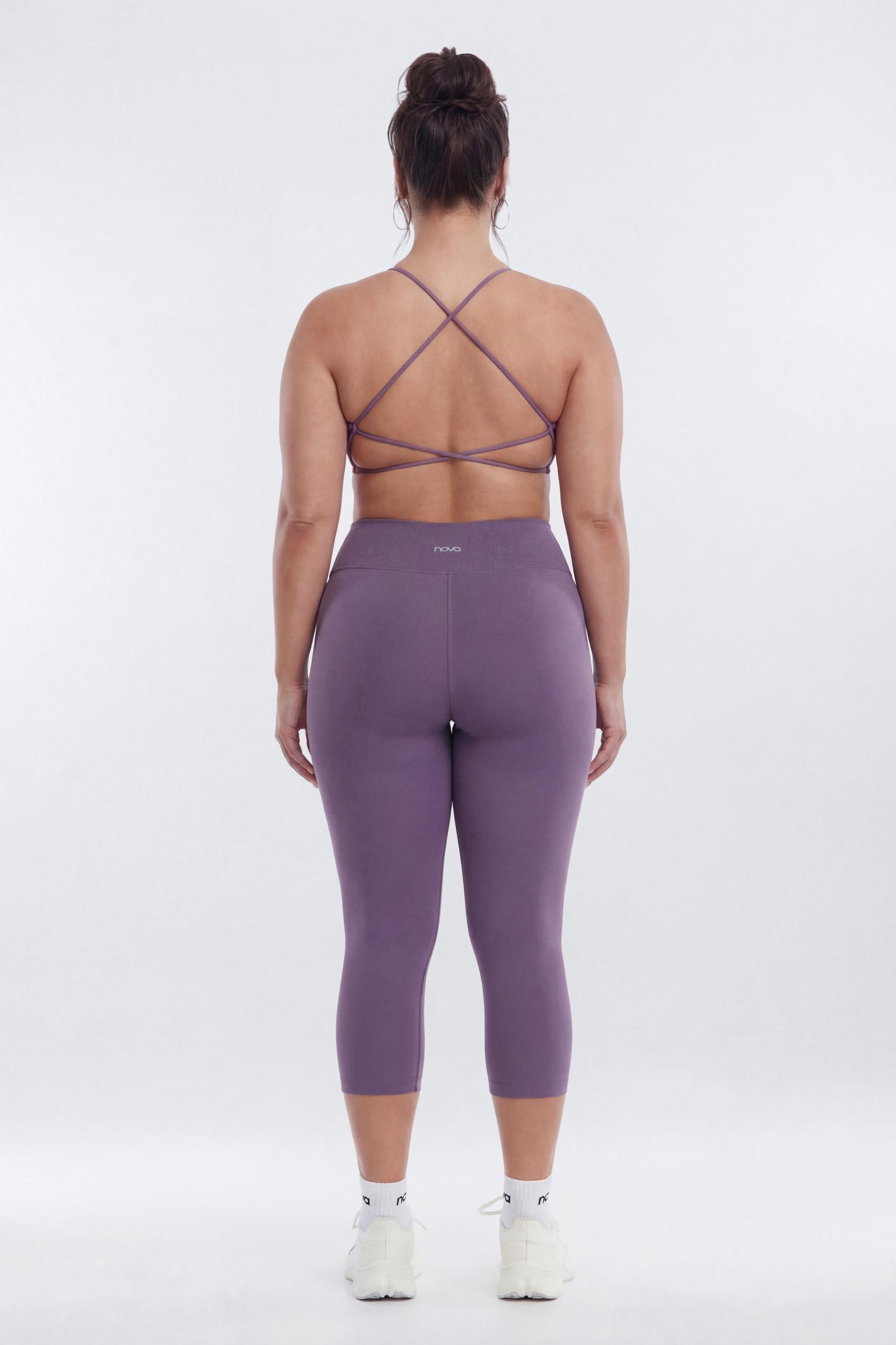 CloudForm™ 18″ Midrise Capri Legging - Iris Female Product Image
