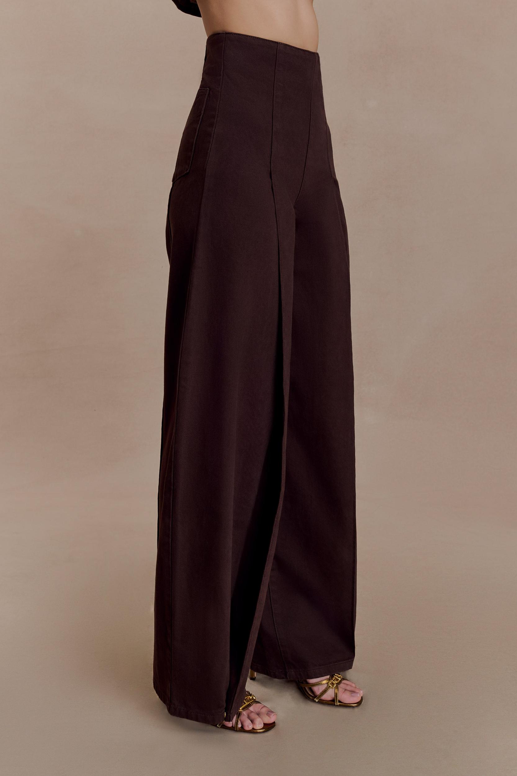 Beatrix High Rise Denim Jeans - Chocolate Female Product Image