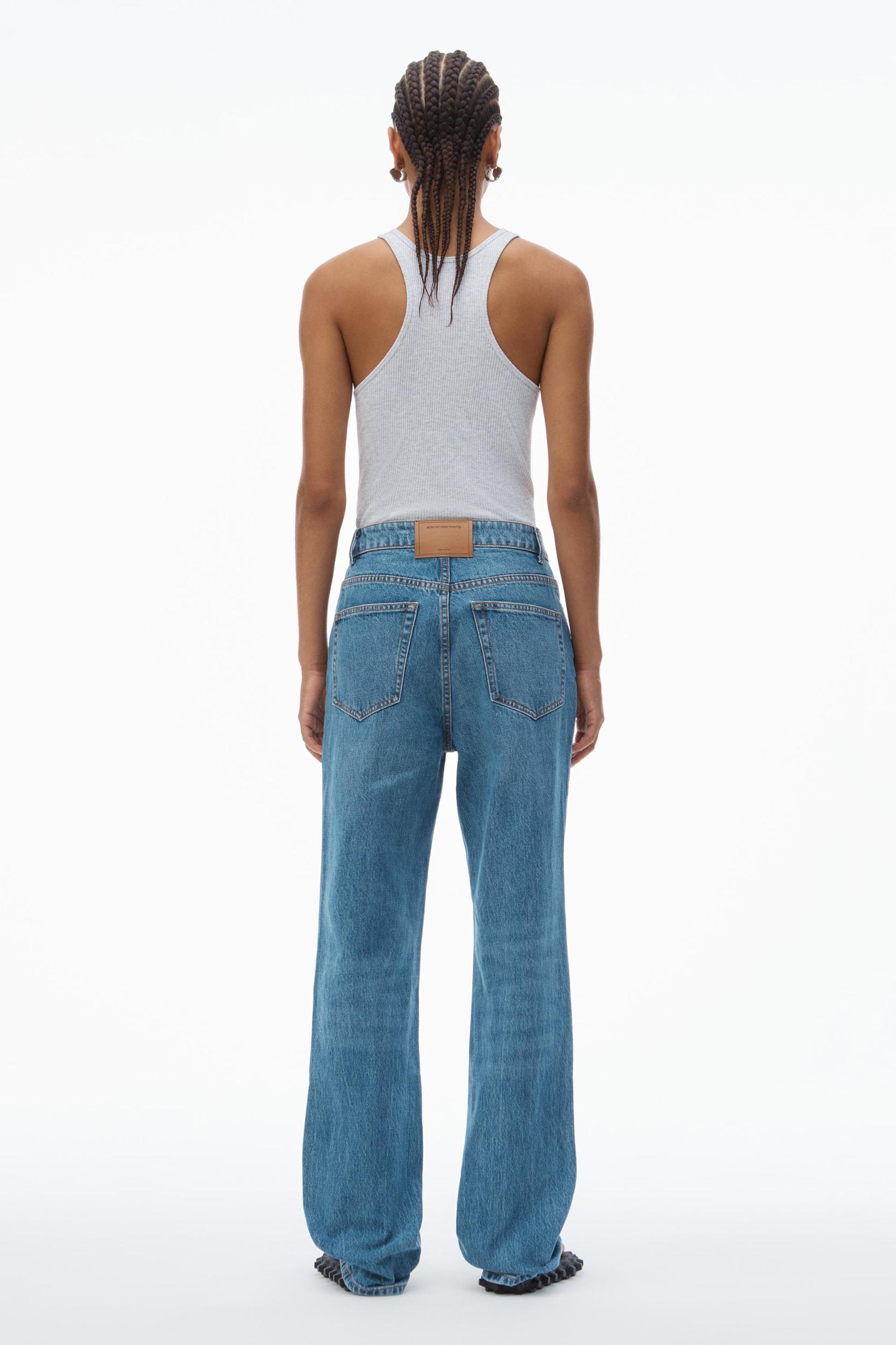 Fly High-rise Stacked Jeans Product Image