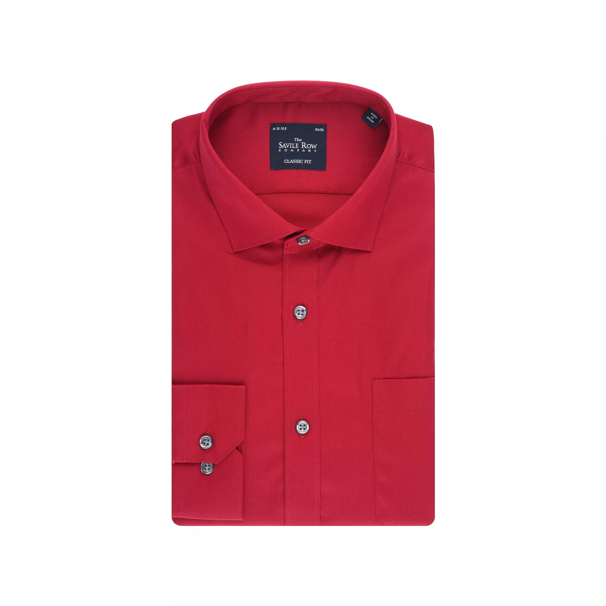 Men's Savile Row Classic Fit Sateen Dress Shirt,  Product Image