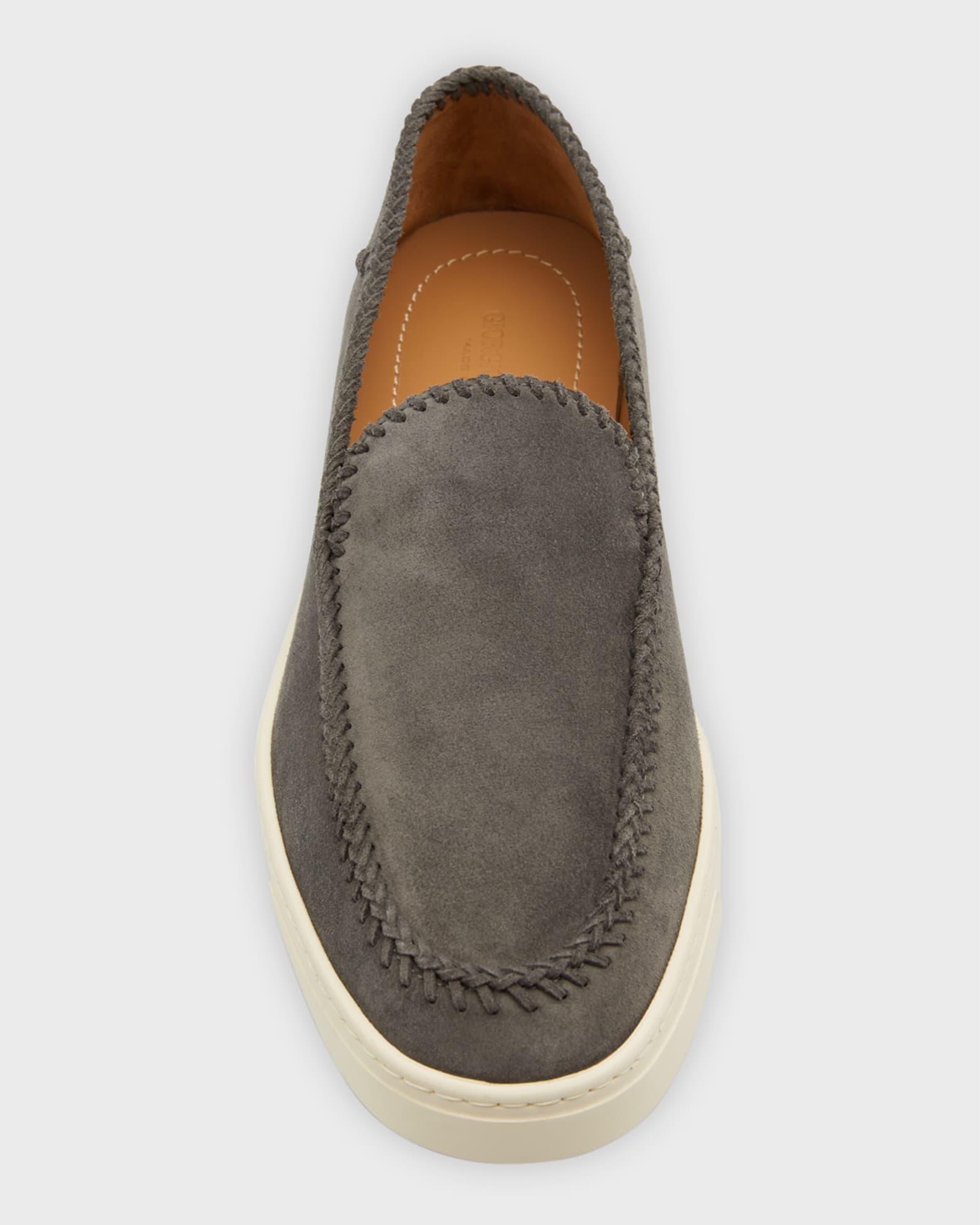 Men's Suede Slip-On Sneakers Product Image