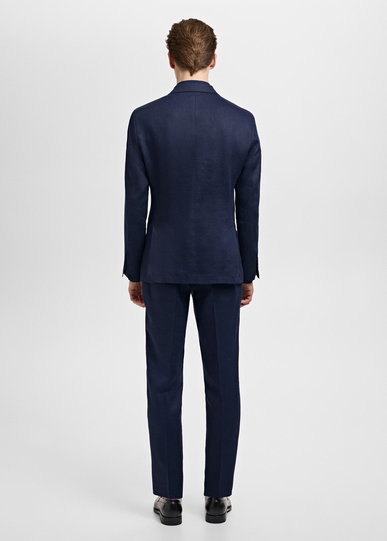 Amalfi 100% linen slim-fit suit blazer - Men | MANGO USA Product Image