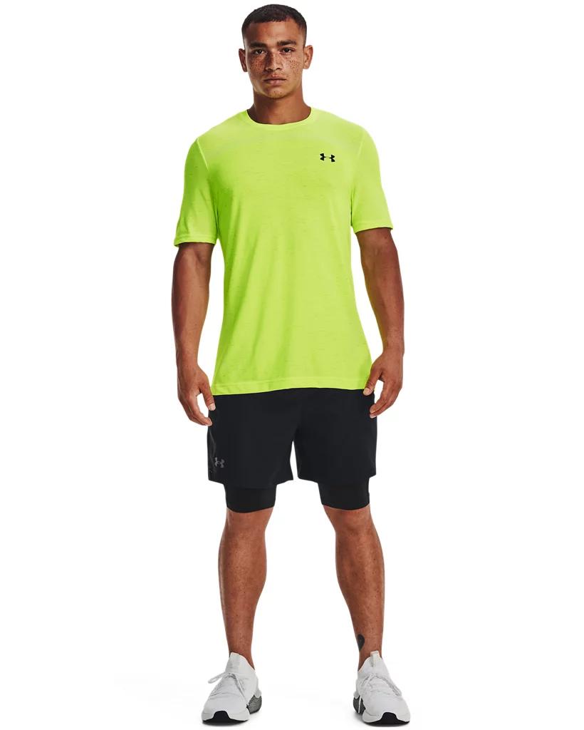 Under Armour Mens Under Armour Vanish Woven Shorts With Heat Gear - Mens Black/Black/Pitch Grey Product Image