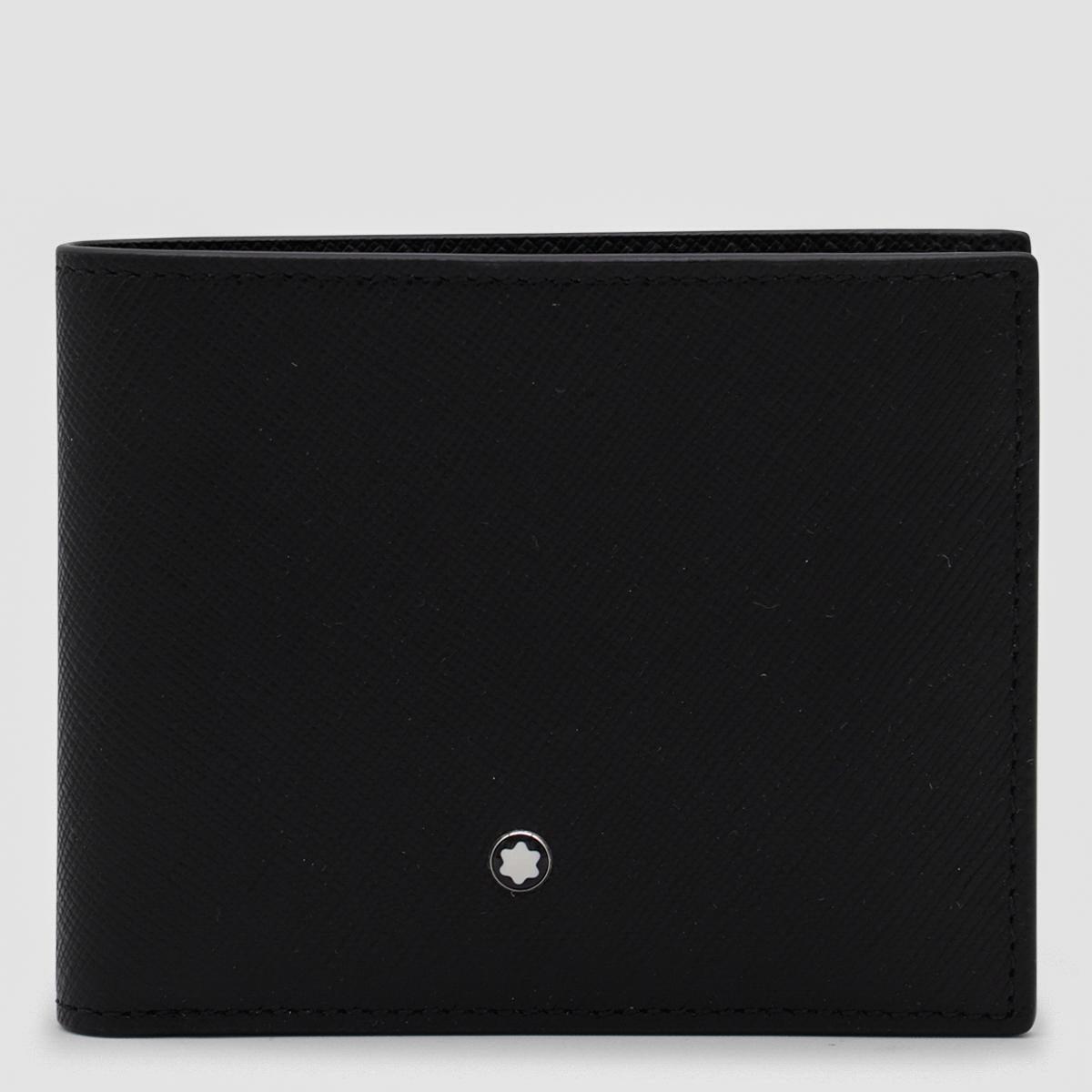 MONTBLANC Meisterstuck 6cc Leather Wallet In Black Product Image