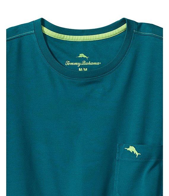 Tommy Bahama Big & Tall Long Sleeve Crew Neck Bali Skyline T-Shirt Product Image