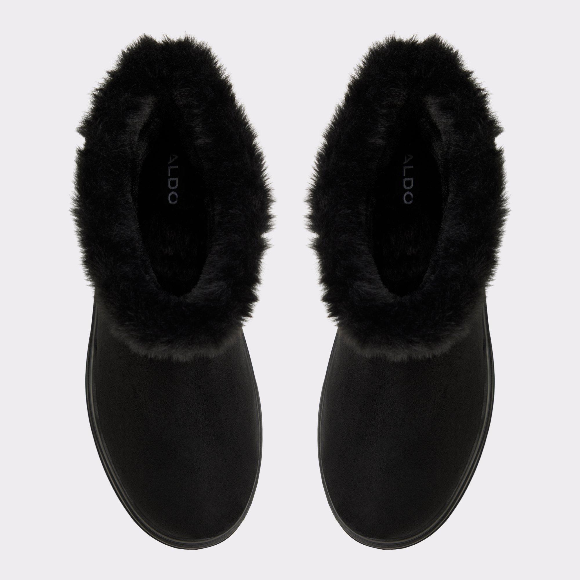 Plushy Black Women's Cold Weather Shoes | ALDO US Product Image
