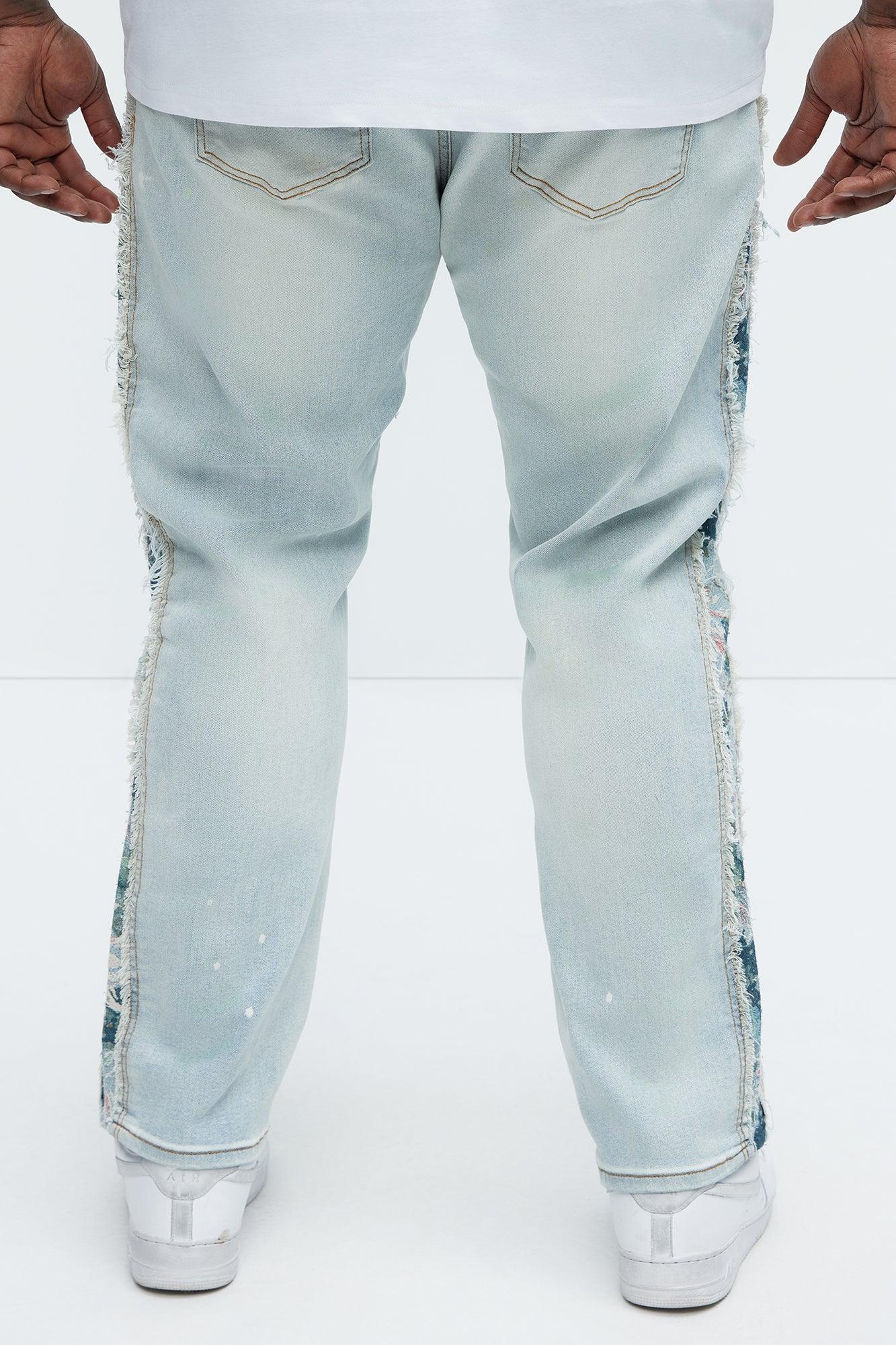 Travis Tapestry Slim Jeans - Light Wash Product Image