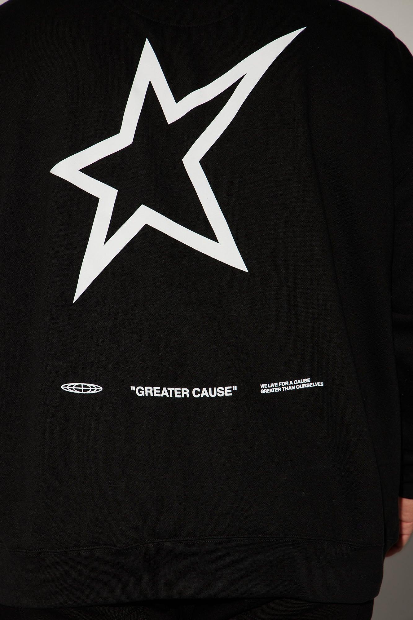 Greater Cause Hoodie - Black Product Image
