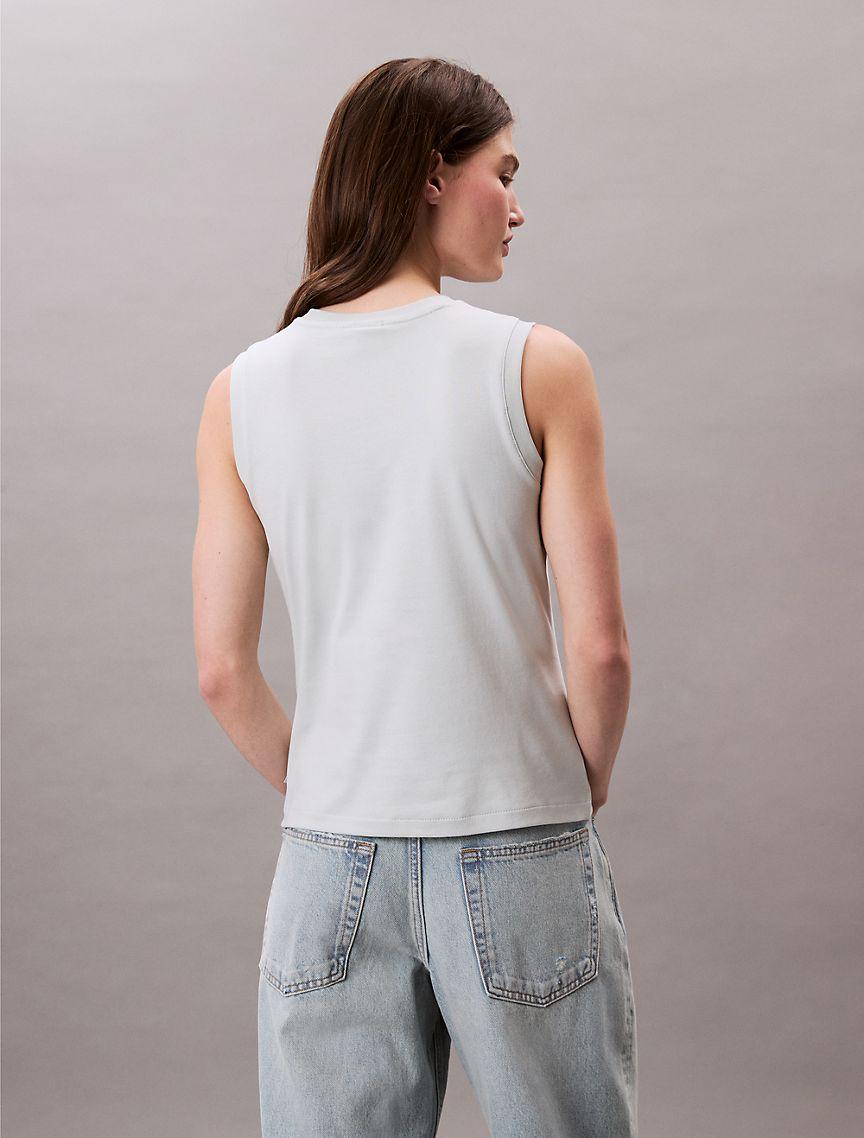 Calvin Klein Womens Liquid Cotton Tank Top Product Image