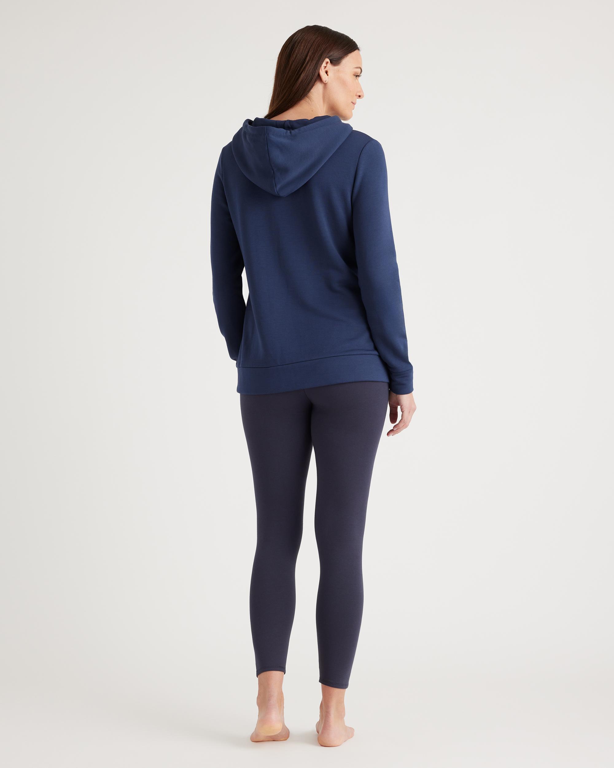 Quince | Women's French Terry Maternity & Postpartum Lounge Leggings Organic Cotton Product Image