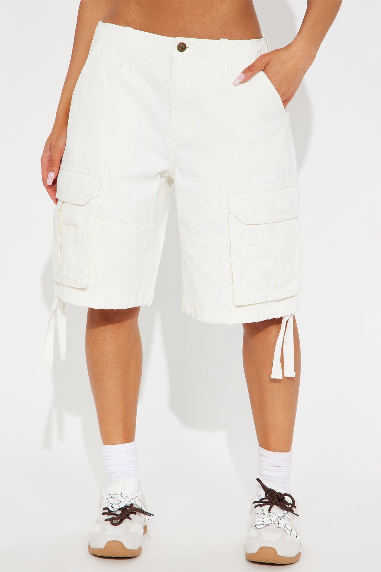 Onto Something Bermuda Short - White Product Image