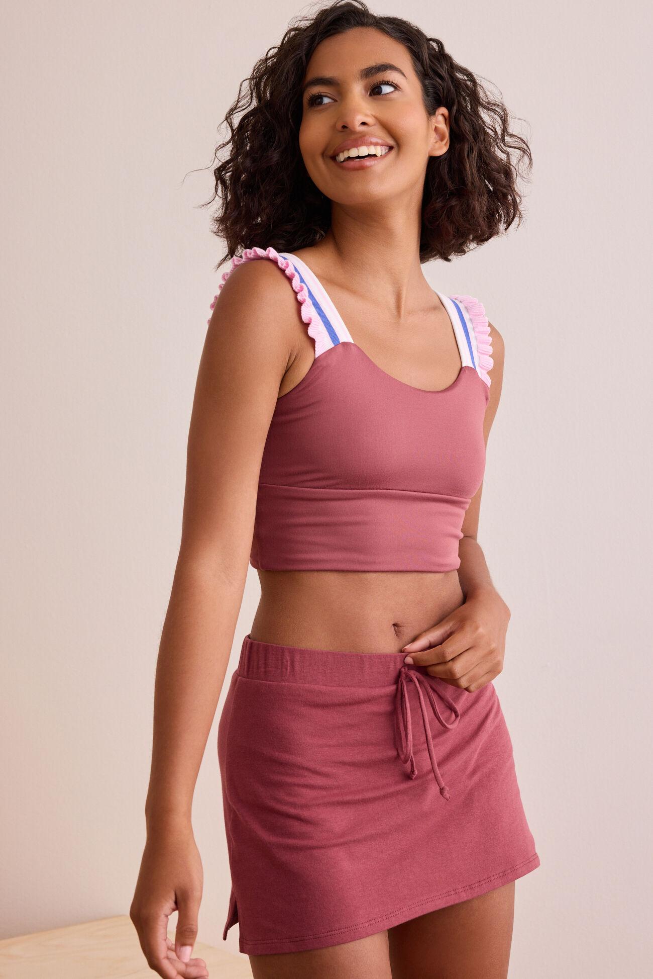 All Along Ruffle Tank Product Image