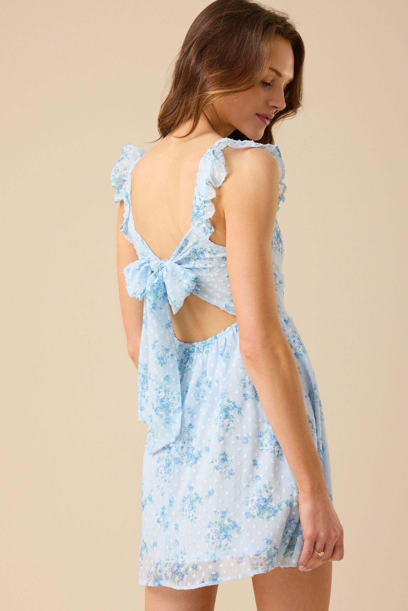 Allie Floral Mini Dress Product Image