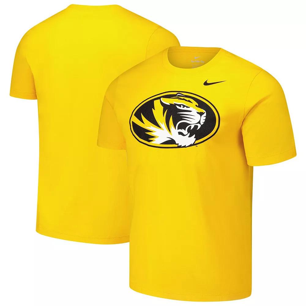 Men's Nike Gold Missouri Tigers Logo T-Shirt, Size: Medium Product Image