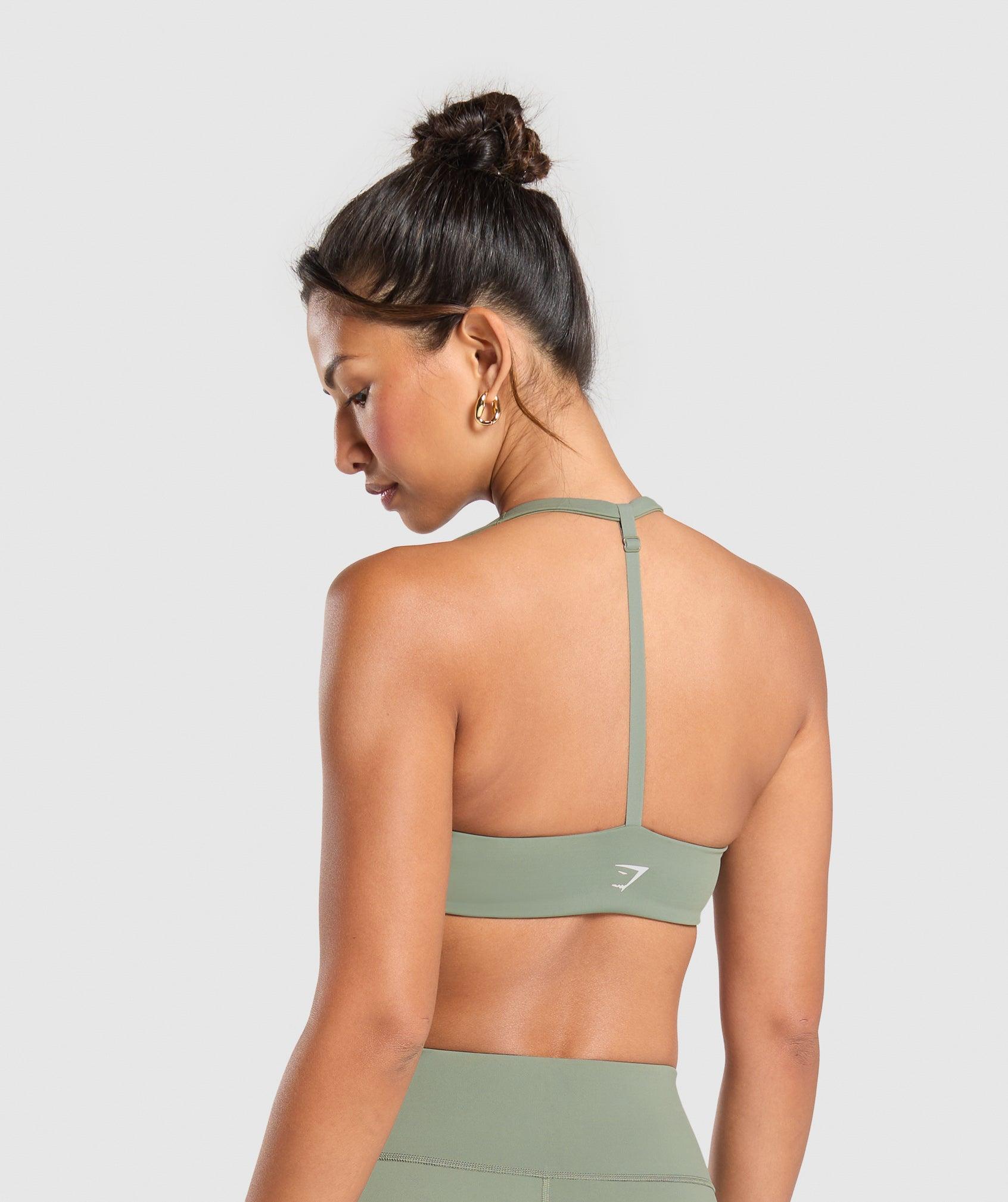 Gymshark Elevate Sports Bra - Unit Green Female Product Image