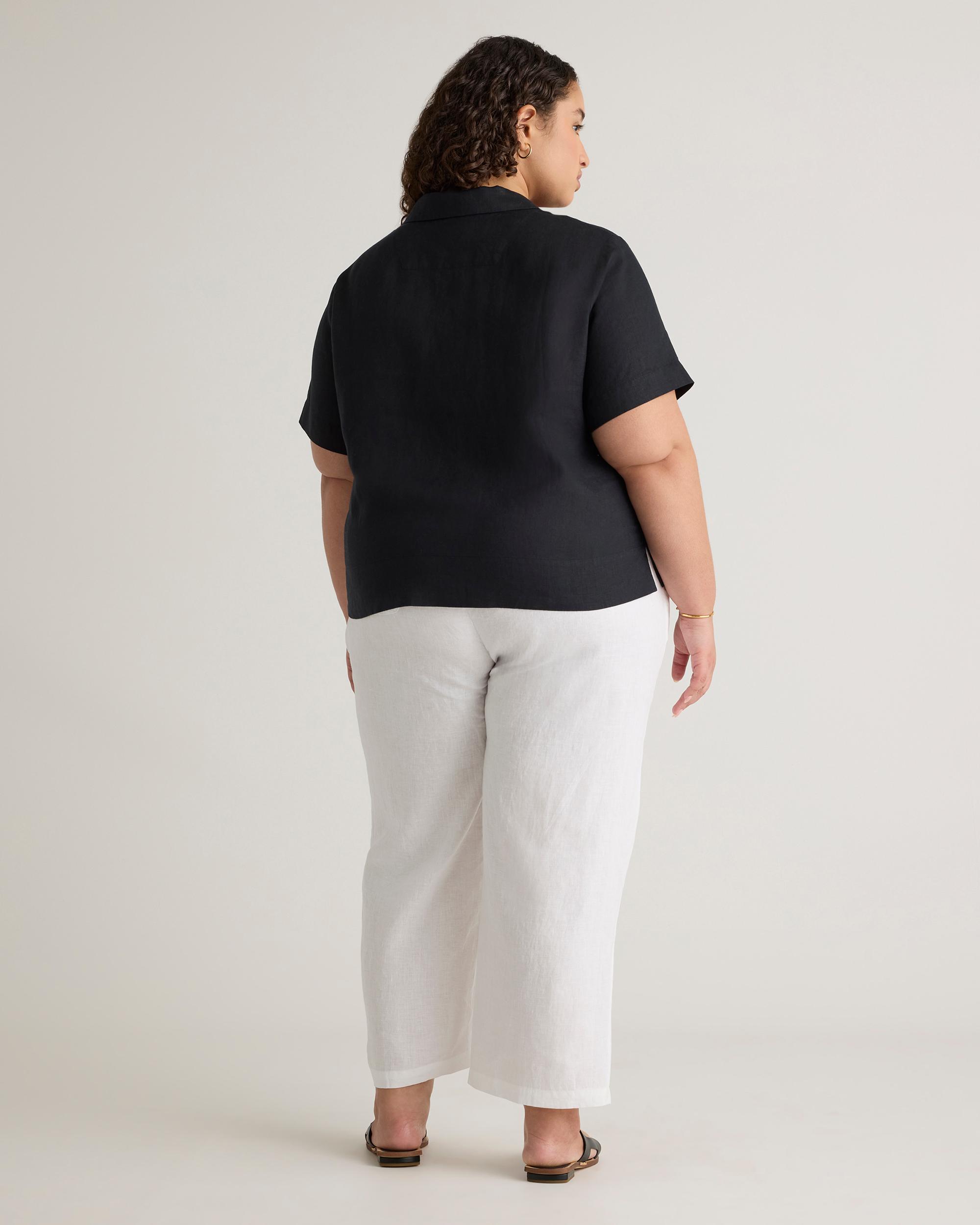 Quince | Women's 100% European Linen Short Sleeve Shirt Product Image