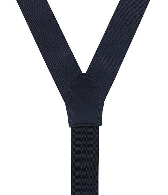 Trafalgar Phoenix Grosgrain Non-Stretch Ribbon Button End Suspenders Product Image