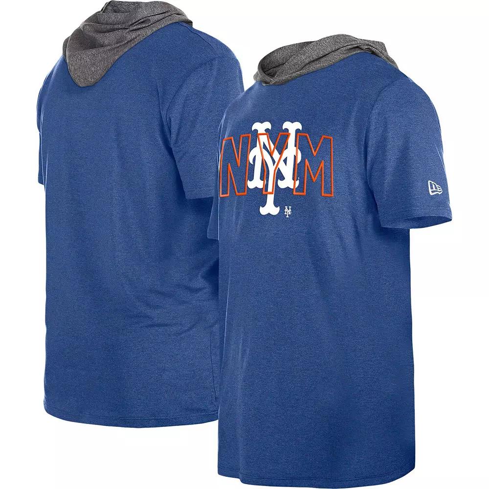 Men's New Era Royal New York Mets Team Hoodie T-Shirt,  Product Image