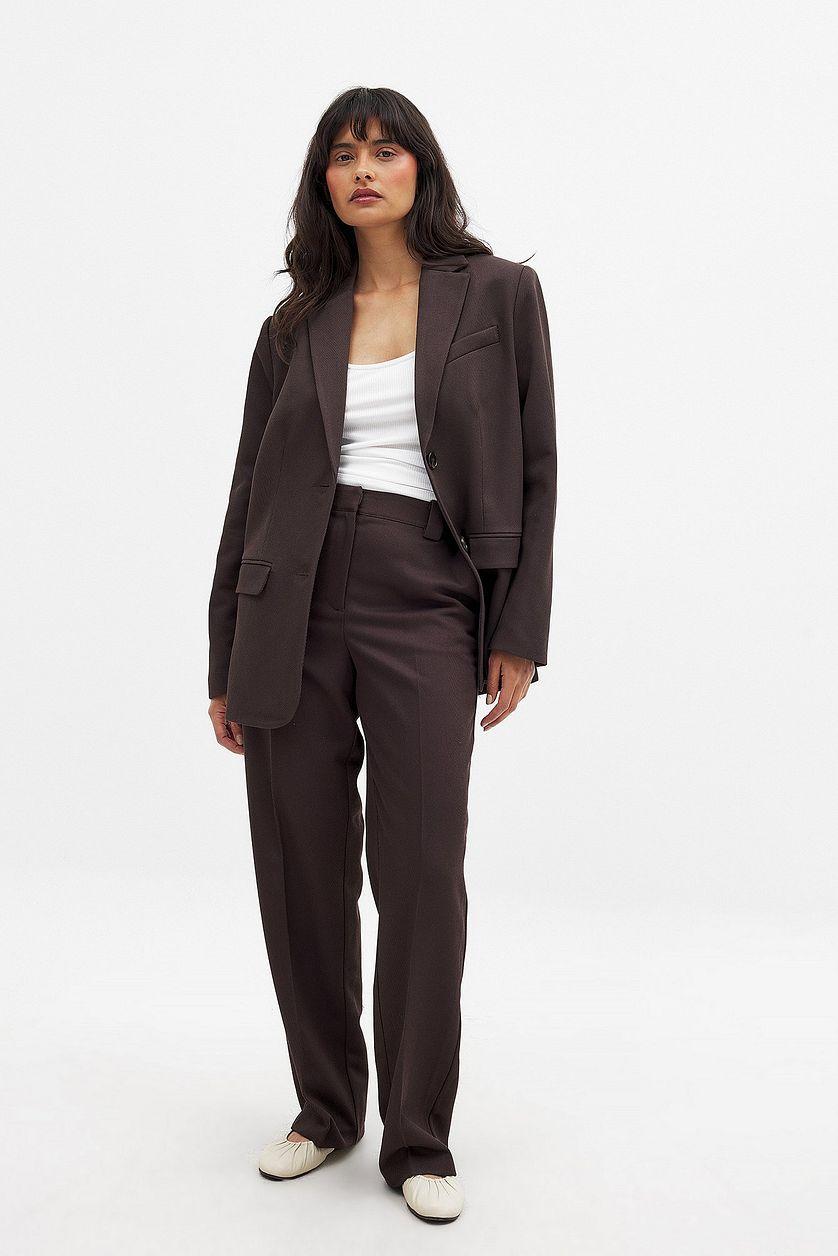 Oversized Twill Blazer Product Image