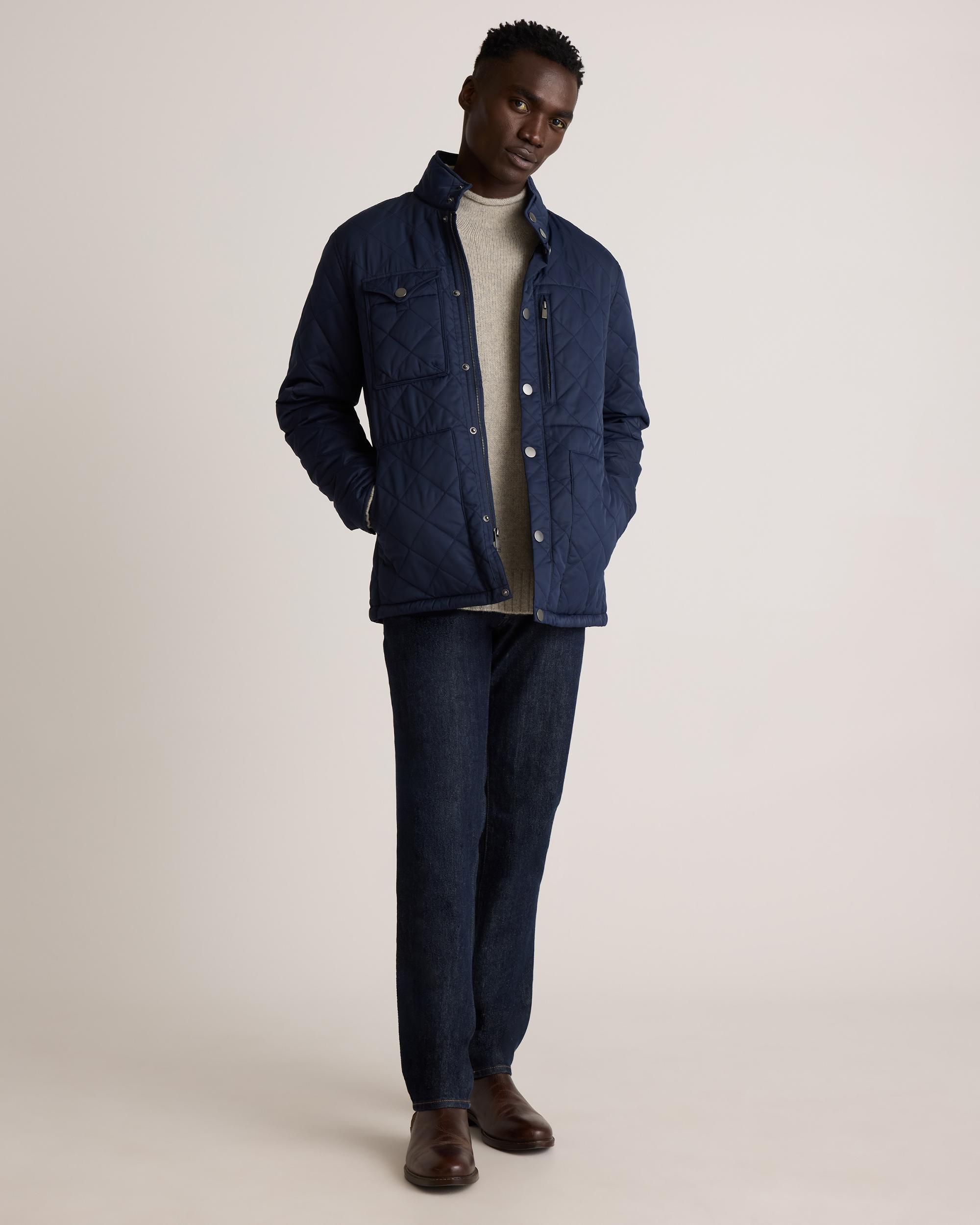 Quince | Men's Featherless Quilted Utility Jacket Nylon Product Image