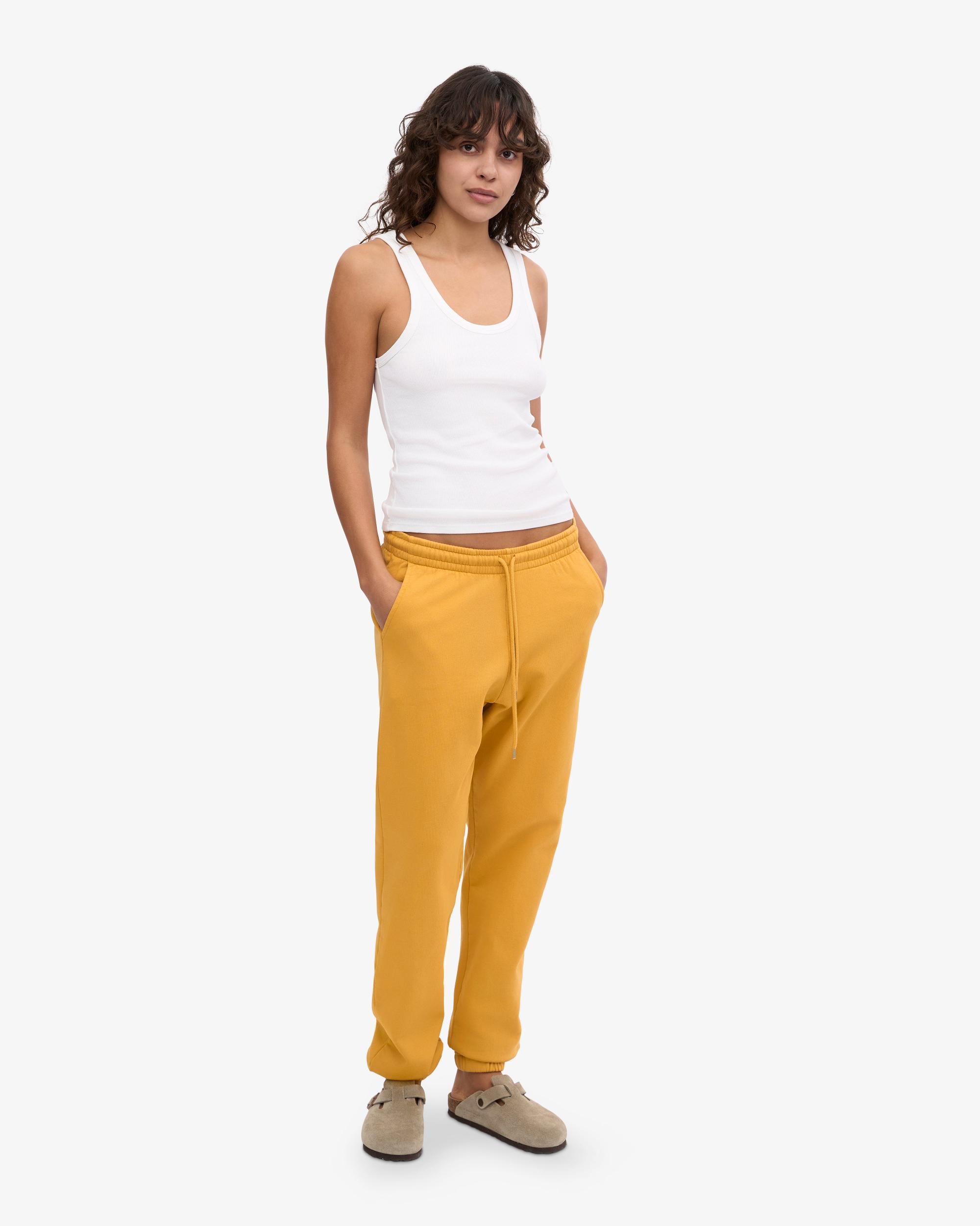 Organic Sweatpants - Burned Yellow Product Image