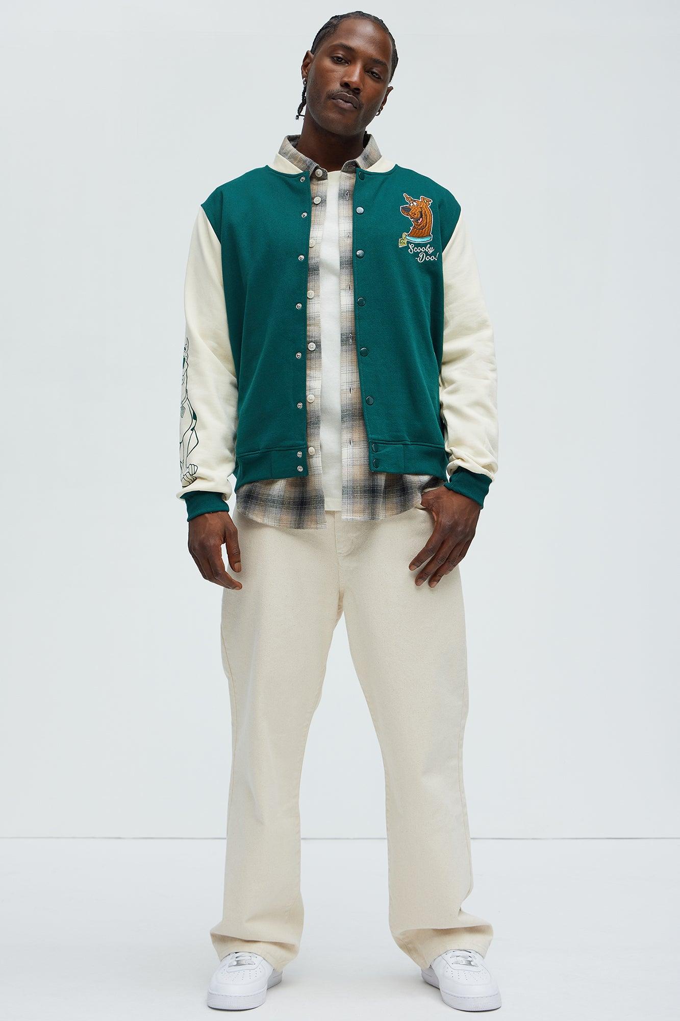 Scooby Doo Mystery Machine Varsity Jacket - Green/combo Product Image