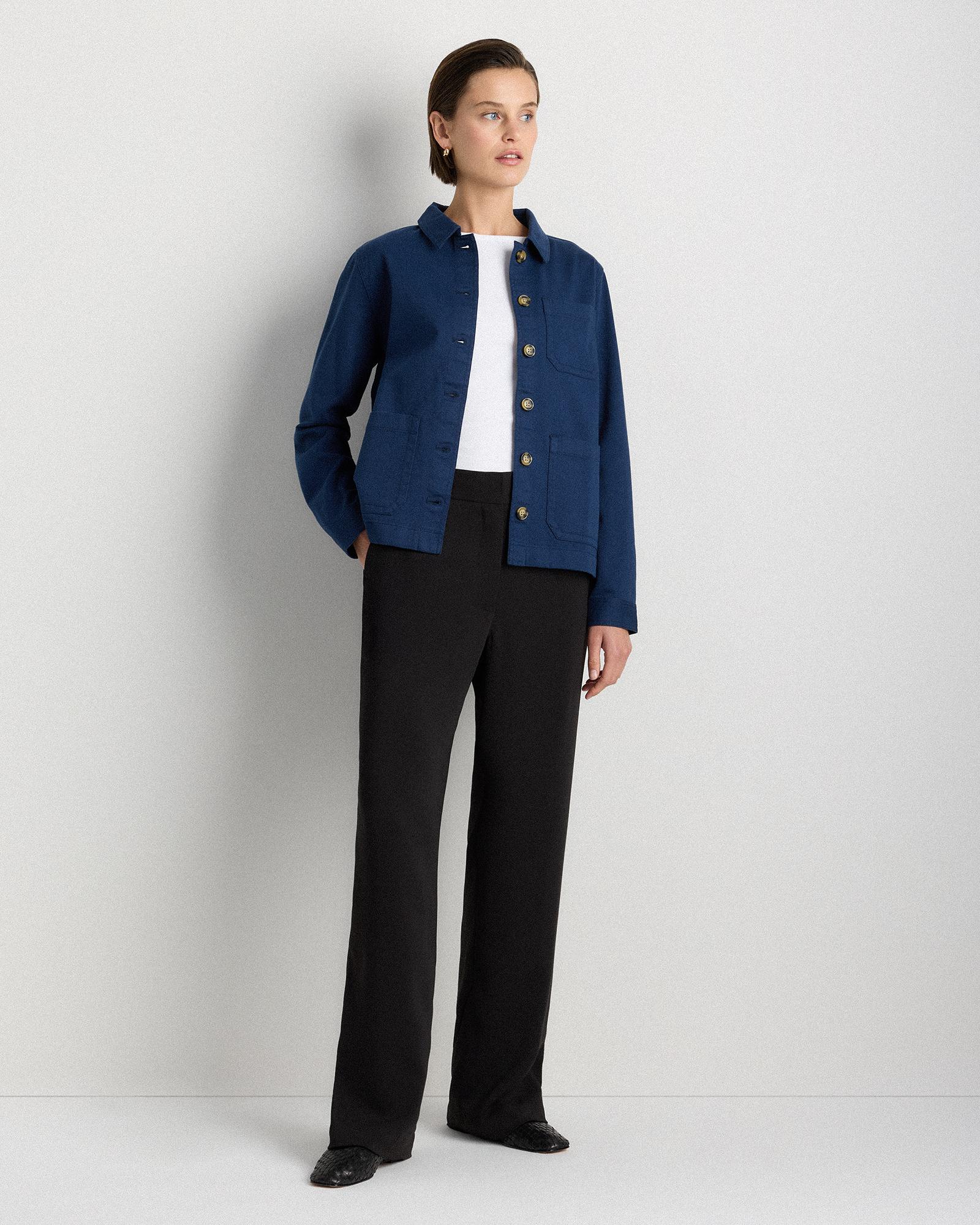 Quince | Women's Organic Comfort Stretch Chore Jacket Organic Cotton Product Image