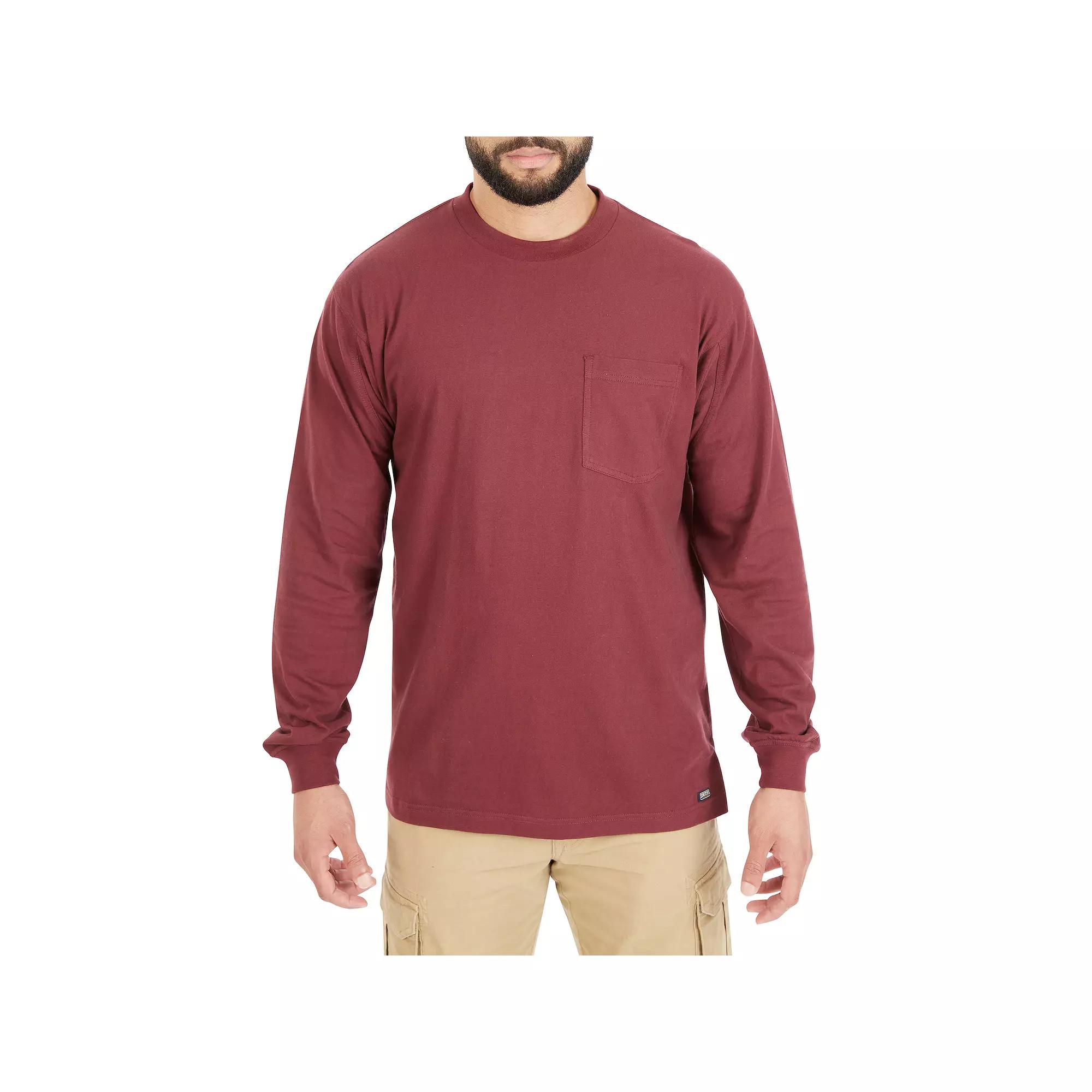 Men's Smith's Workwear Extended-Tail Pocket Tee,  Product Image