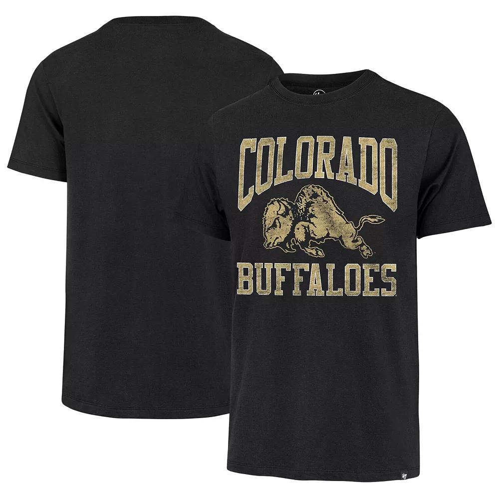 Men's '47  Black Colorado Buffaloes Big Ups Buffaloes Franklin T-Shirt, Size: Medium Product Image