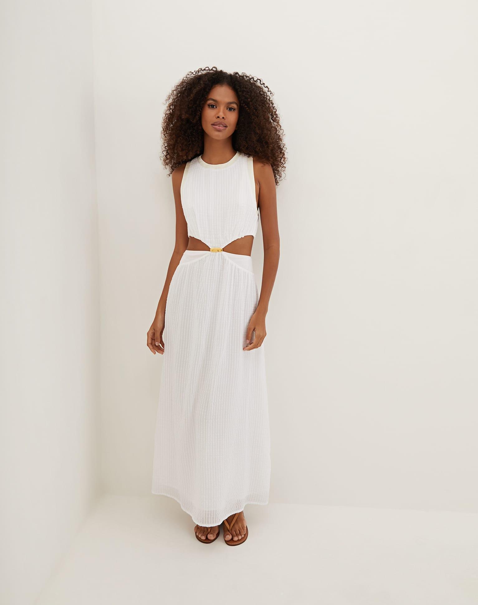 Anai Maxi Dress - Off White Product Image