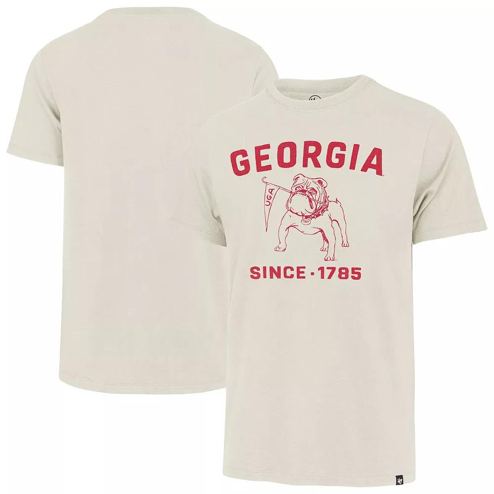 Men's '47 Cream Georgia Bulldogs Duster Franklin T-Shirt, Size: XL, Beige Product Image
