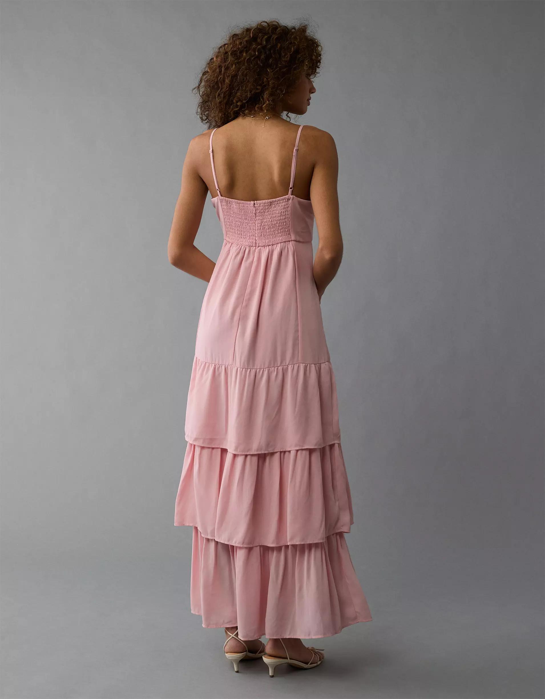 AE Drop Waist Tiered Maxi Dress Product Image