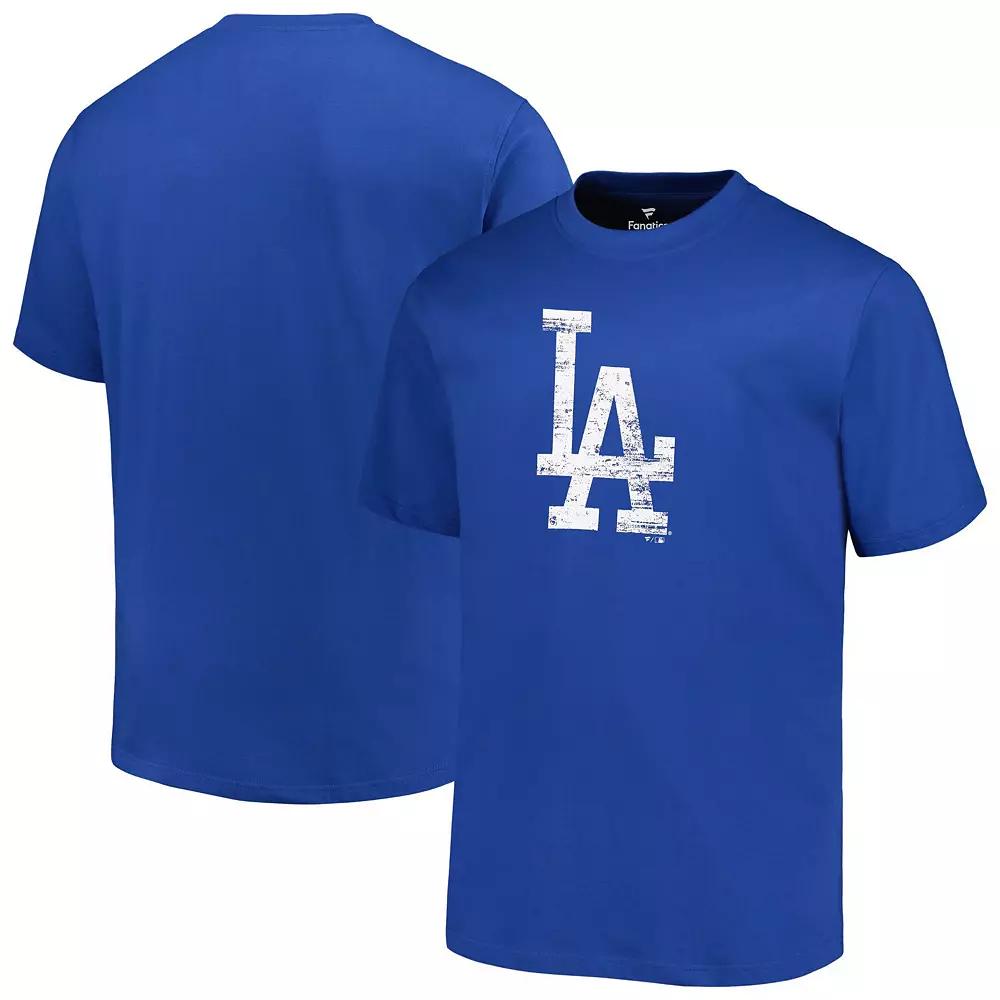 Men's Profile Royal Los Angeles Dodgers Big & Tall Primary Logo T-Shirt,  Product Image