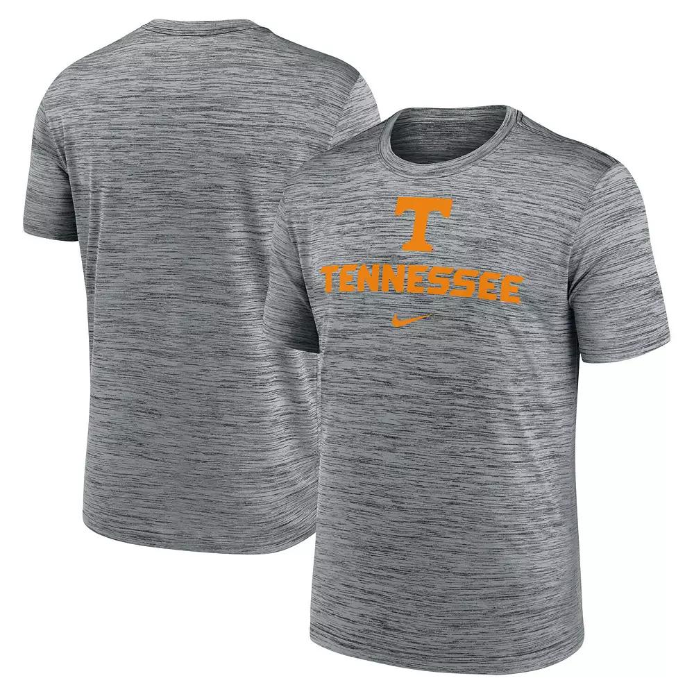 Men's Nike Heather Gray Tennessee Volunteers Primetime Velocity T-Shirt, Size: 2XL, Grey Product Image