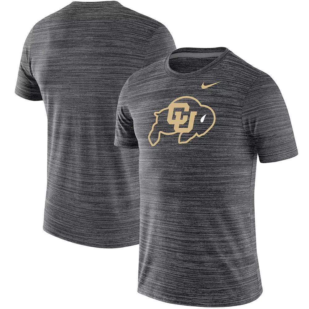 Men's Nike Black Colorado Buffaloes Team Logo Velocity Legend Performance T-Shirt, Size: 2XL Product Image