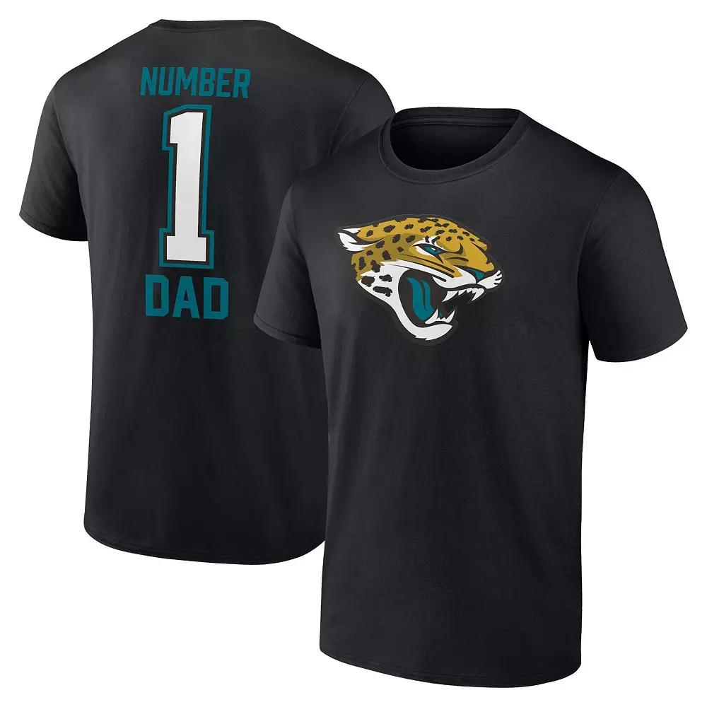 Men's Fanatics Black Jacksonville Jaguars Father's Day T-Shirt,  Product Image