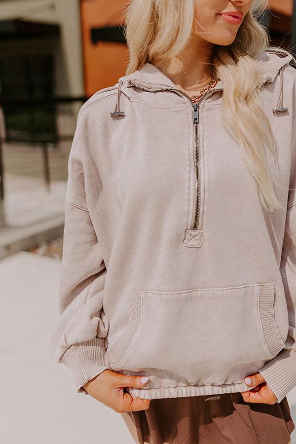 Coffee Shop Cutie Vintage Wash Hoodie Product Image