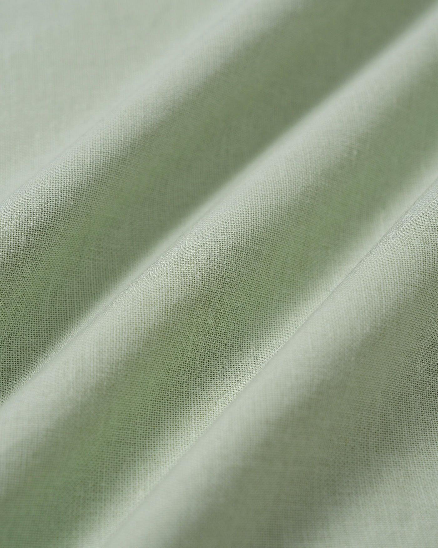 Green Solid A-Line Mini Skirt Product Image