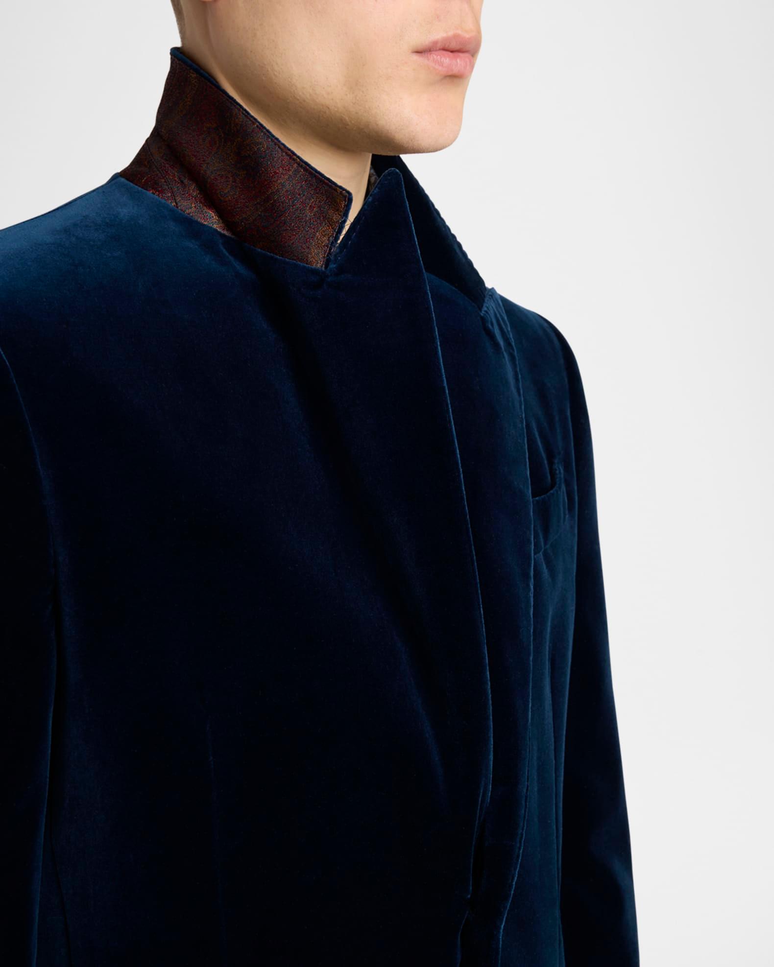 Men's Velvet Peak-Lapel Sport Coat Product Image