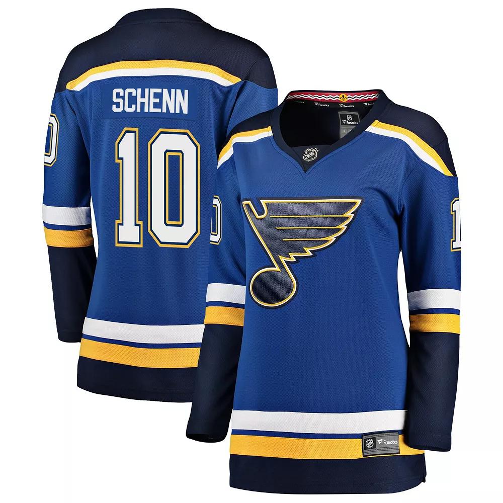 Women's Fanatics Branded Brayden Schenn Blue St. Louis Blues Breakaway Player Jersey, Size: 4XL Product Image