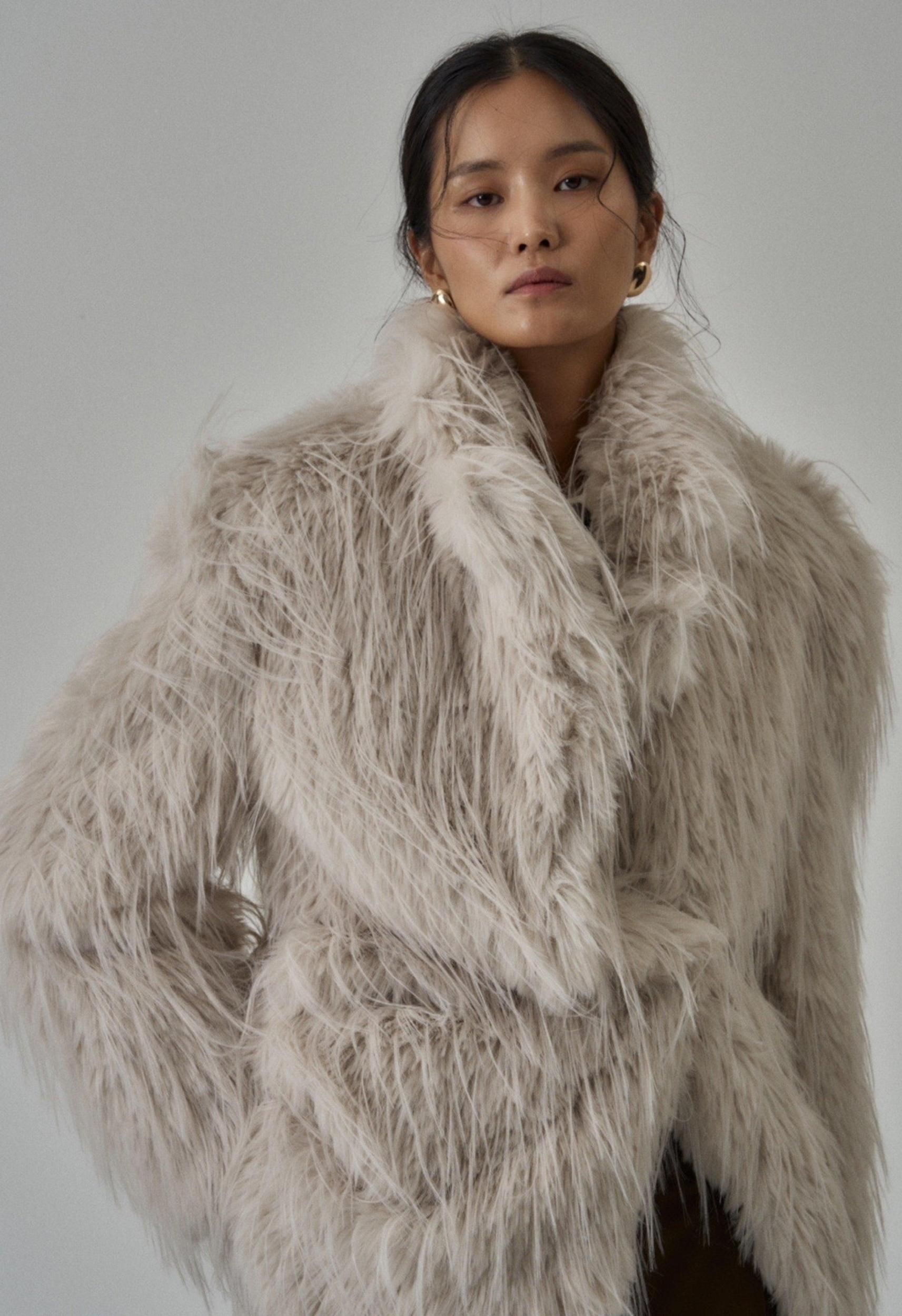 Sierra Faux Shearling Coat Product Image