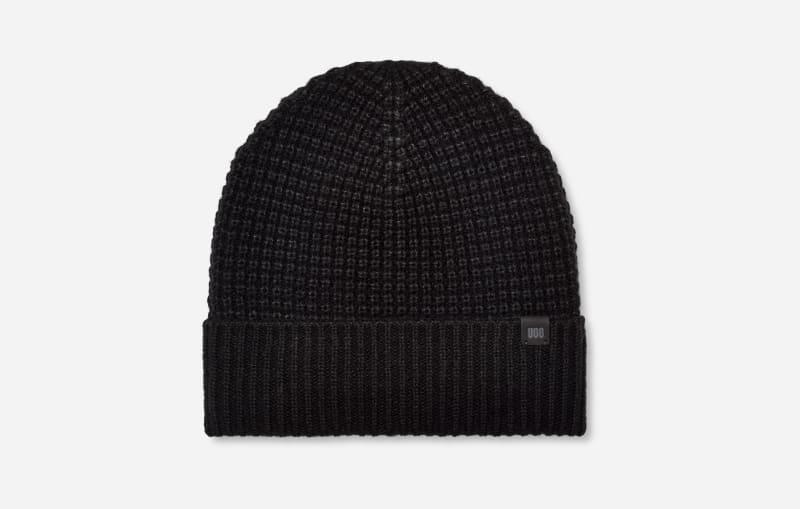 UGG Mens Waffle Cuff Hat Acrylic Blend Product Image