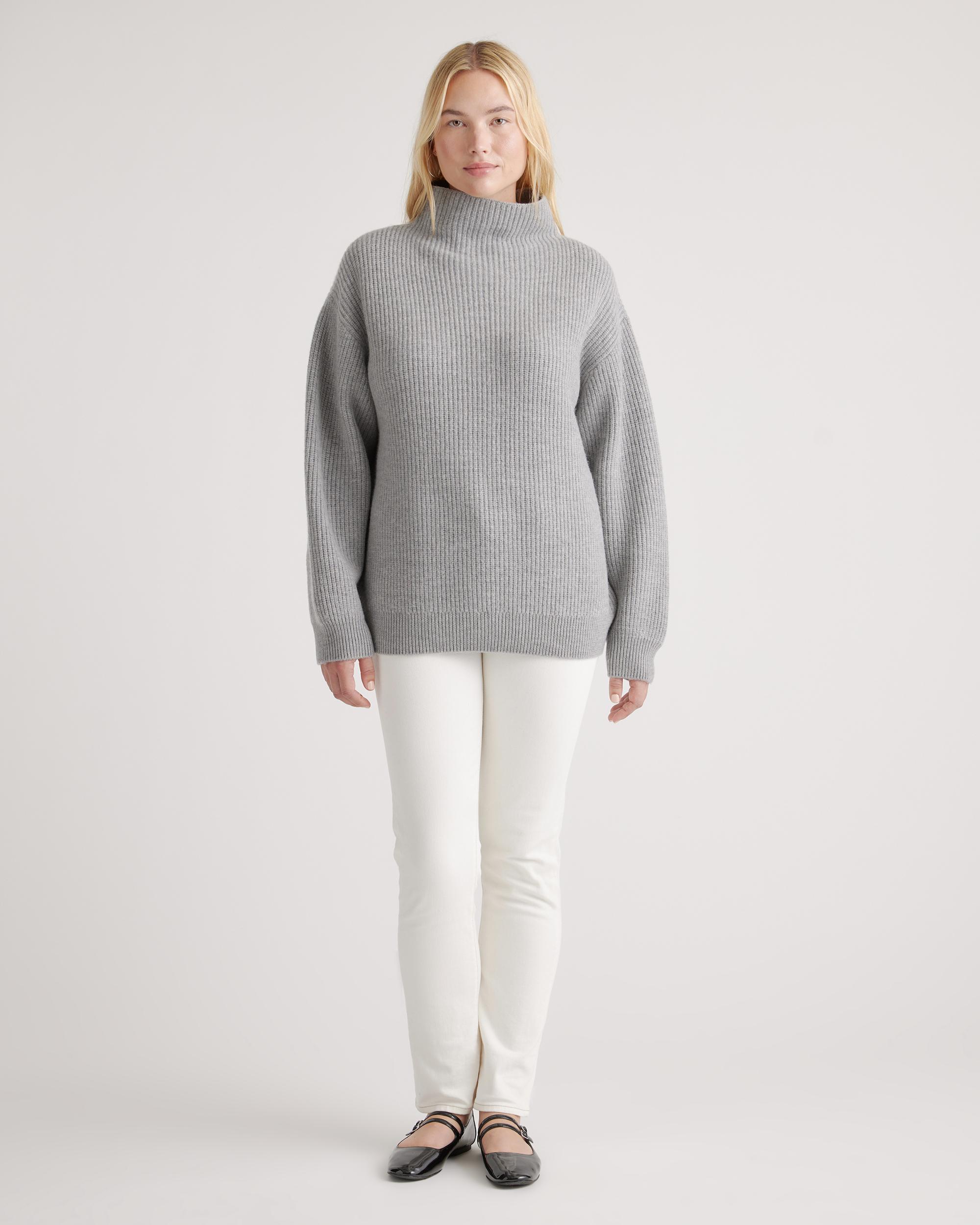 Quince | Women's Australian Merino Wool OverSized Turtleneck Sweater Product Image
