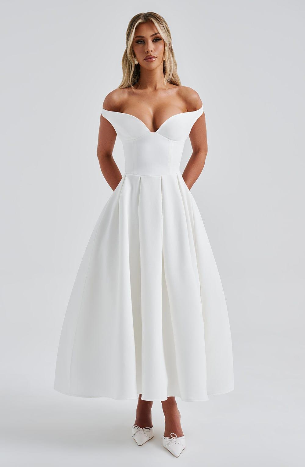 Lanetta Midi Dress - Ivory Product Image
