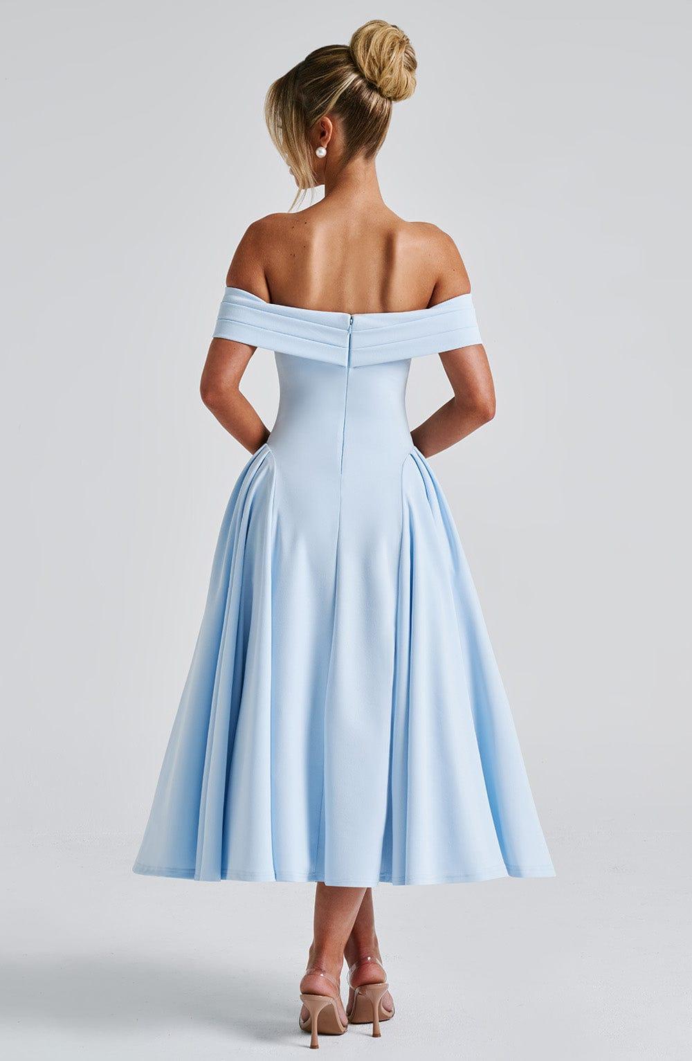 Miranda Midi Dress - Blue Product Image