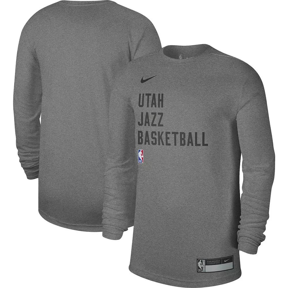 Unisex Nike Heather Gray Phoenix Suns 2023/24 Legend On-Court Practice Long Sleeve T-Shirt, Men's,  Product Image