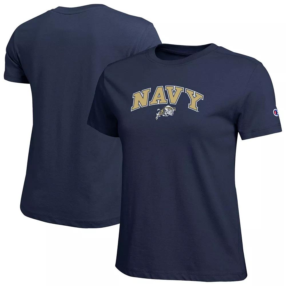 Women's Champion Navy UConn Huskies Arched Over Logo T-Shirt,  Product Image